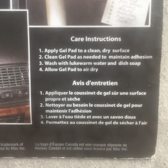 Anti Slip Mat - NHL Team Canada Magnetic Gel Pad - Picture 7 of 12